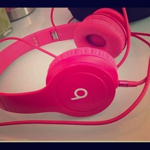 Pink Solo Beats Headphones